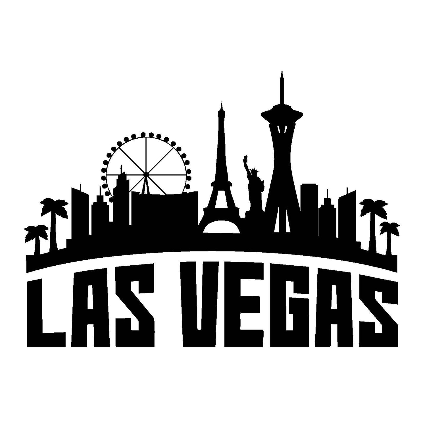 Las Vegas Skyline Sticker