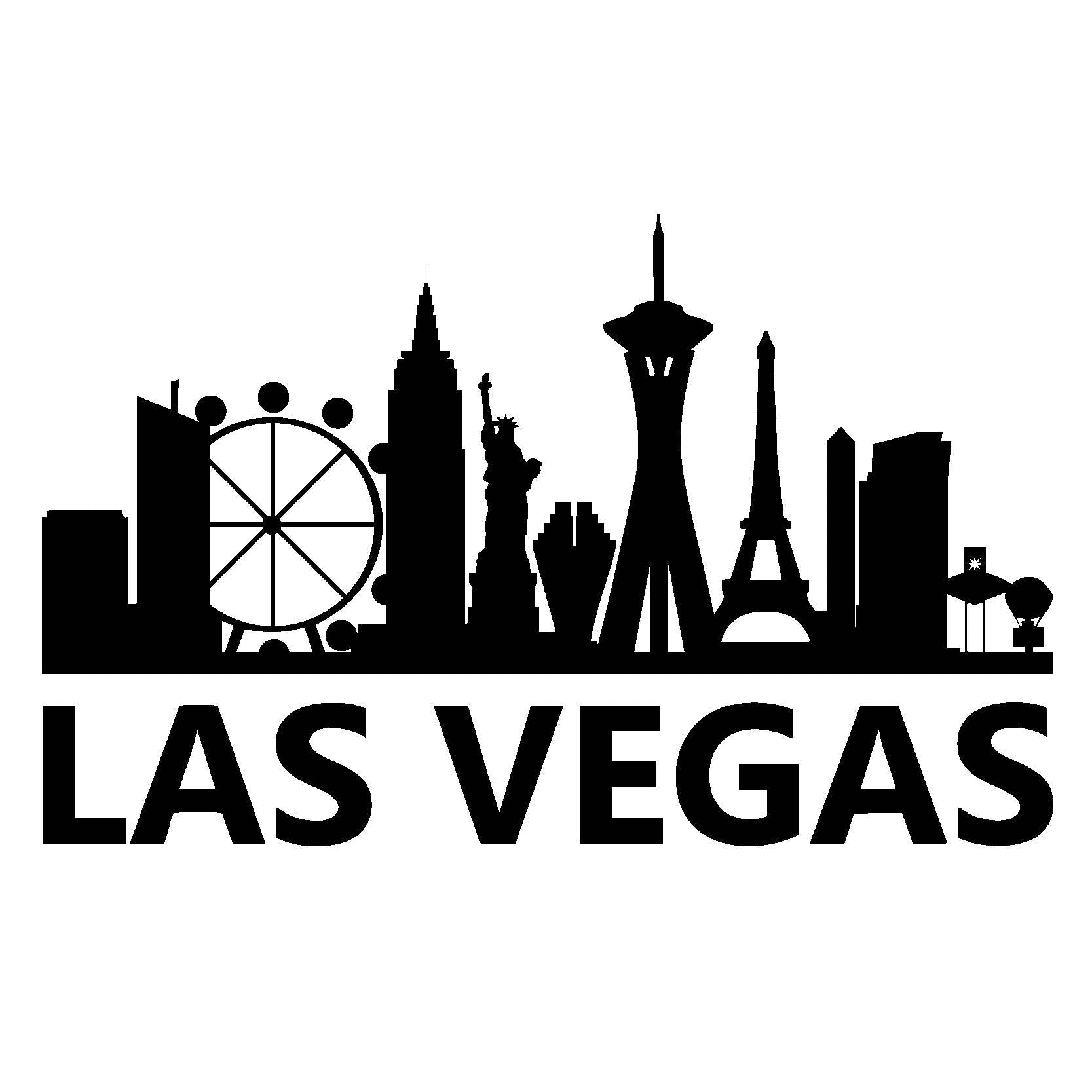 Las Vegas Iconic Skyline Sticker
